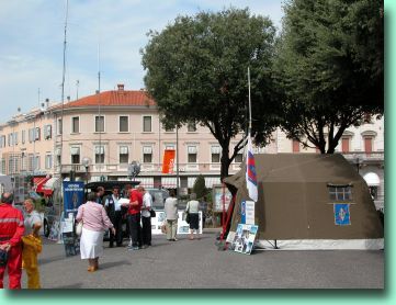 Esempio di collegamento mobile operato mediante ponte radio dati